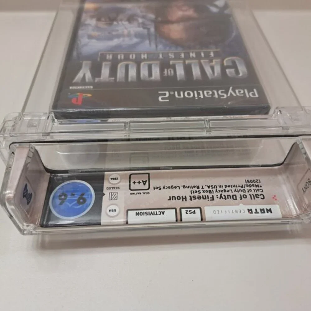 Sony Playstation 2 Call of Duty: Finest Hour PS2 WATA 9.6 A FACTORY SEALED VGA